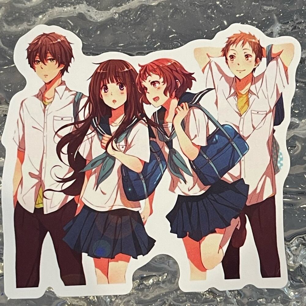 5/$10 Waterproof Vinyl Decorative Stickers-Hyouka Moe Girls